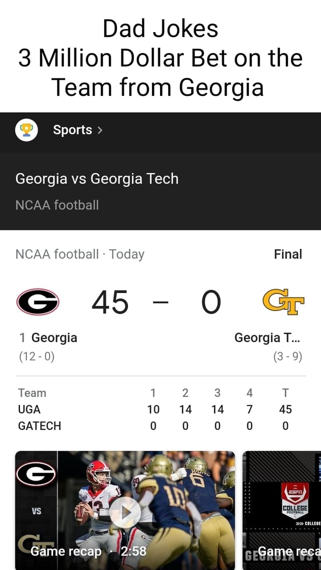 Dad Jokes 3 Million Dollar Bet on the Team from Sports vs Tech NCAA Dad Jokes 3 Million Dollar Bet on the Team from Sports vs Tech NCAA