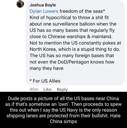 Joshua Boyle Dylan Lowers Freedom Of The Seas* Kind Of Hypocritical To 