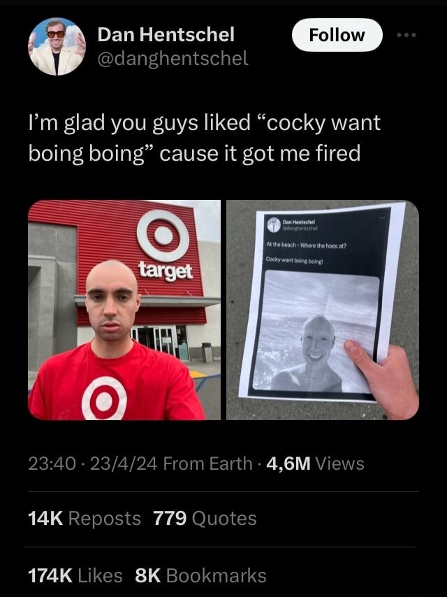 @danghentschel Dan Hentschel I'm glad you guys liked "cocky want boing ...