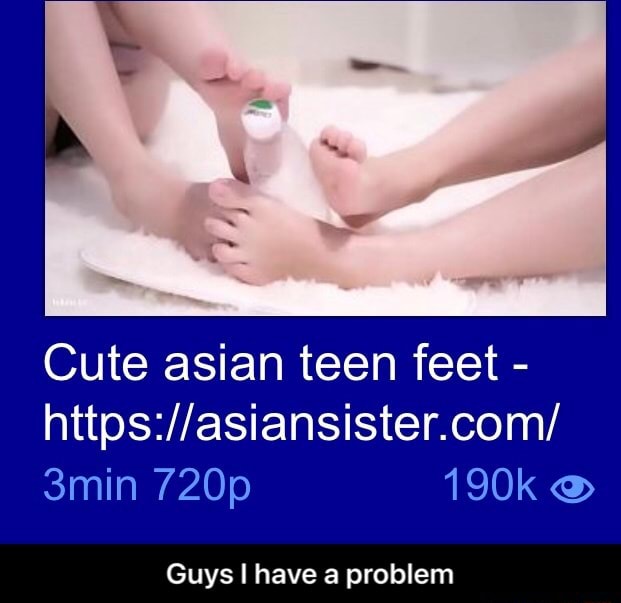 Feet cute asian