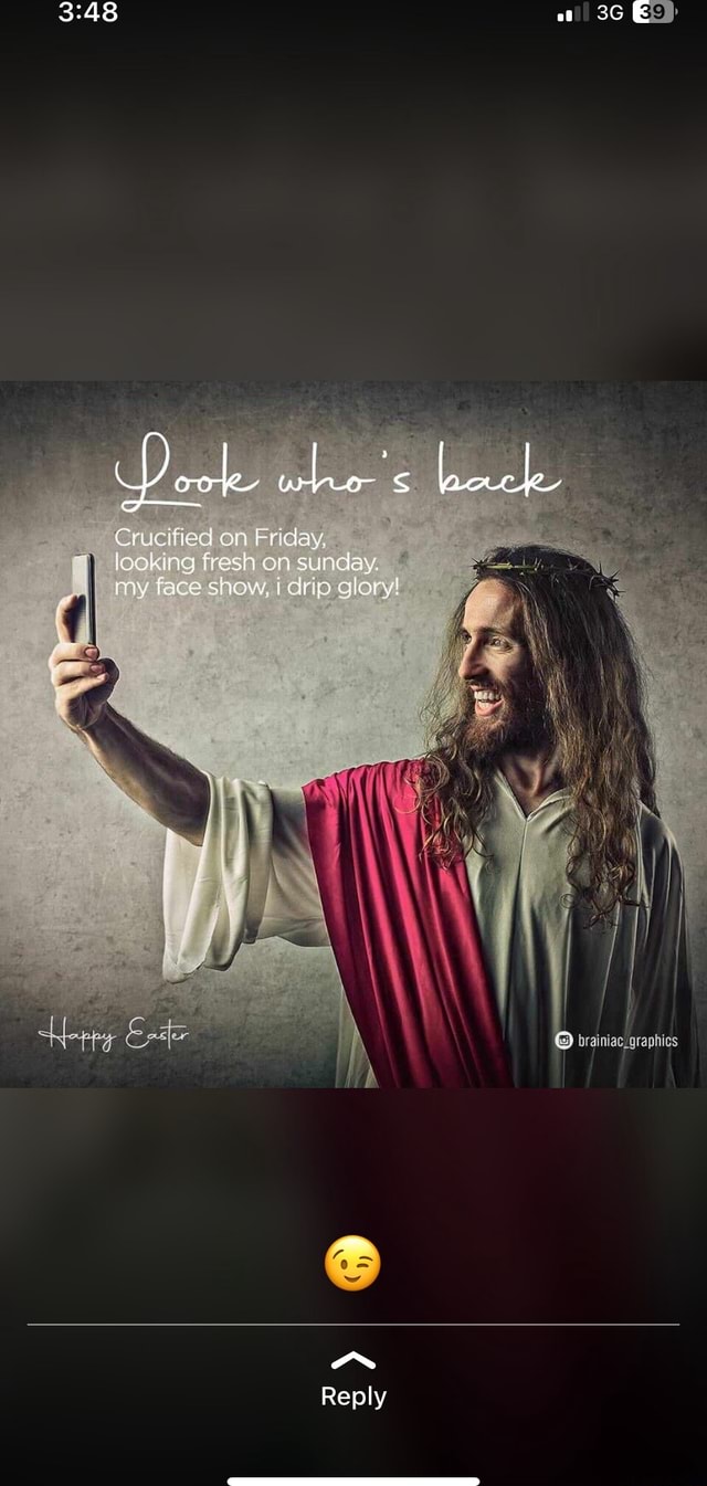 Crucified on Friclay, looking fresh on drip my face show, i drip glory