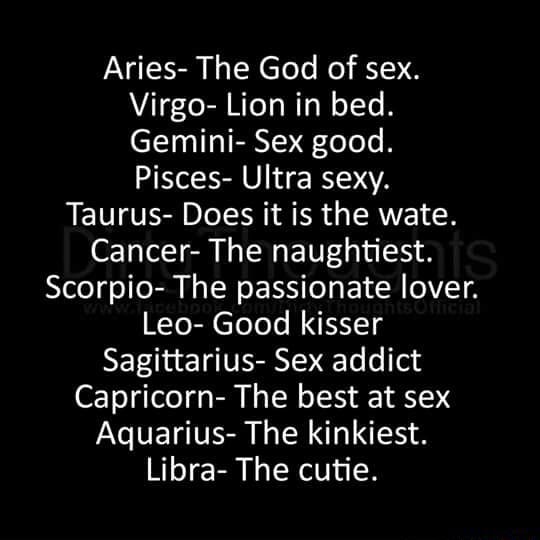Best virgos are bed the in What A