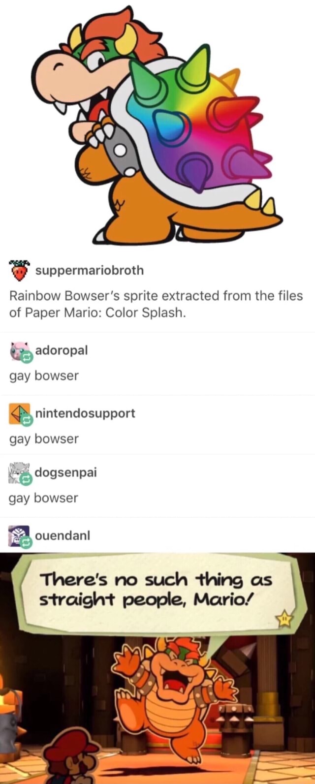 ? Suppermariobroth Rainbow Bowser's Sprite Extracted From The Files Of ...