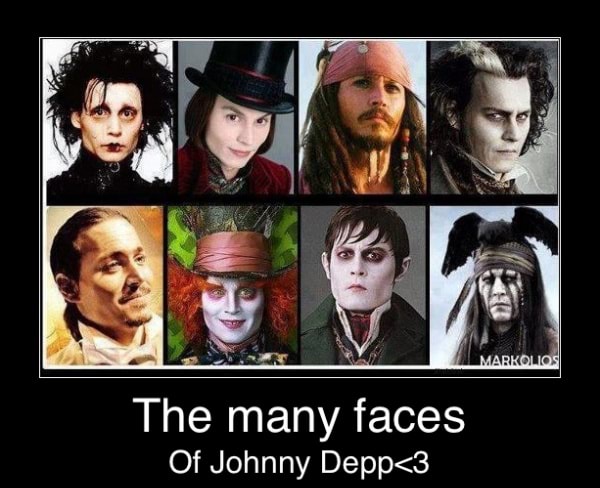 The Many Faces Of Johnny Depp 3 The Many Faces Of Johnny Depp 3