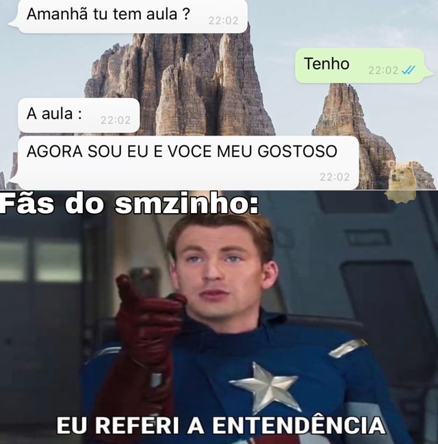 Amanhã Tu Tem Aula Tenho Agora Sou Eu E Voce Meu Gostoso Aula Fãs Do Smzinho Eu Referi A 1876