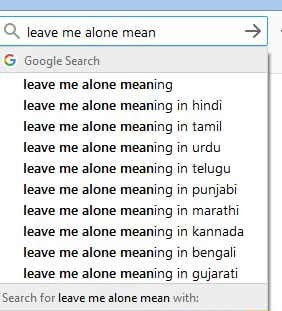 Leave Me Alone Mean Google Search Leave Me Alone Meaning Leave Me Alone Meaning In Hindi Leave Me Alone Meaning In Tamil Leave Me Alone Meaning In Urdu Leave Me Alone Meaning