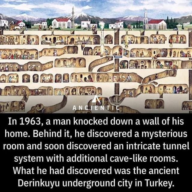 In 1963, A Man Knocked Down A Wall Of His Home. Behind It, He ...