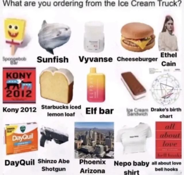 What are you ordering from the Ice Cream Truck'? Sunfish Vyvanse