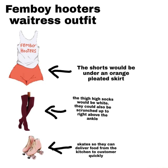 femboy hooters outfit