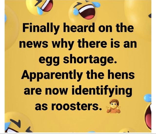 Finally heard on the news why there is an egg shortage. Apparently the