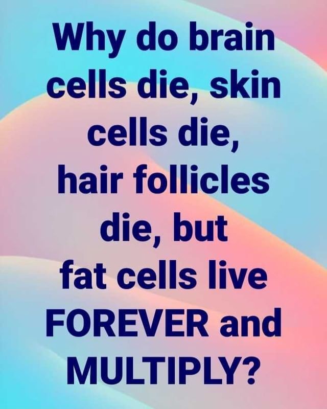 why-do-brain-cells-die-skin-cells-die-hair-follicles-die-but-fat