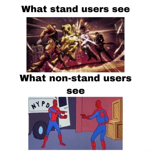 What stand users see )