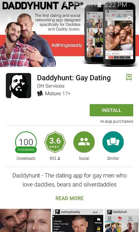 Dating App For Old Gay Men Logo Daddy Hunt