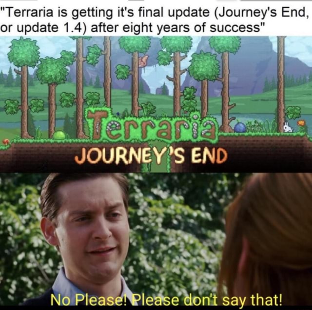 Desenvolvedor de Terraria é ruim em atualizações pequenas e finais