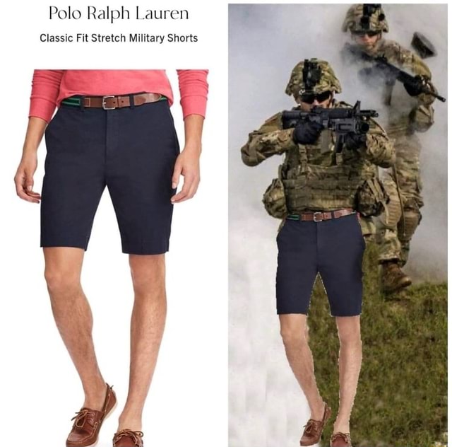 Polo Ralph Lauren Classic Fit Stretch Military Shorts - iFunny Brazil