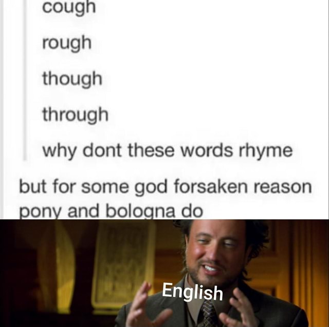 Words That Rhyme With Cough