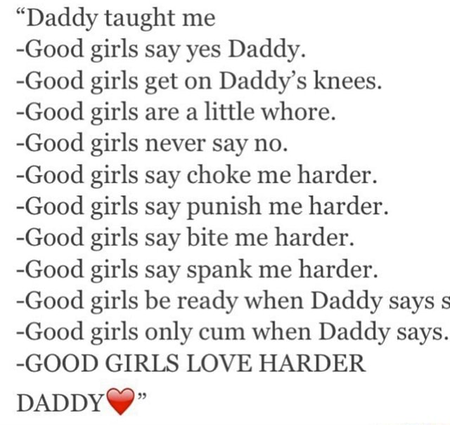 Daddysgoodgirl0