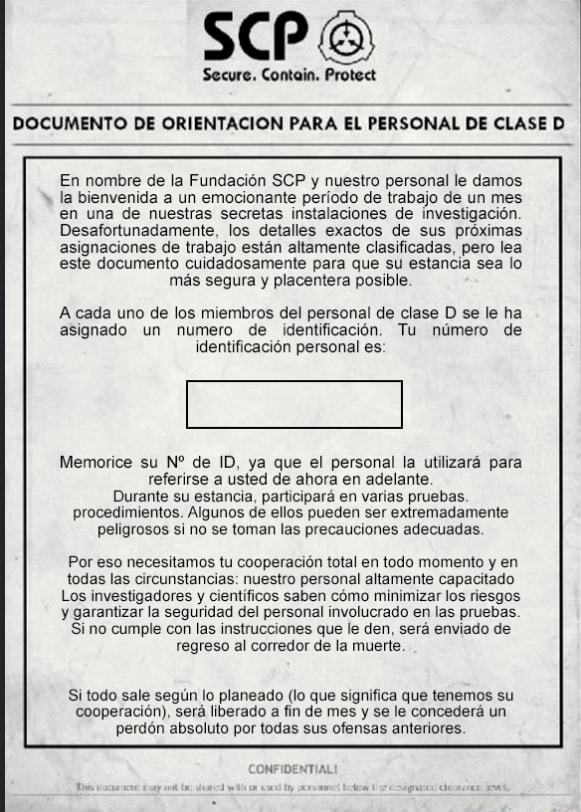 D.O.P.C.D [IMPROVED] - SCP Secure, Contain. Protect DOCUMENTO DE ...
