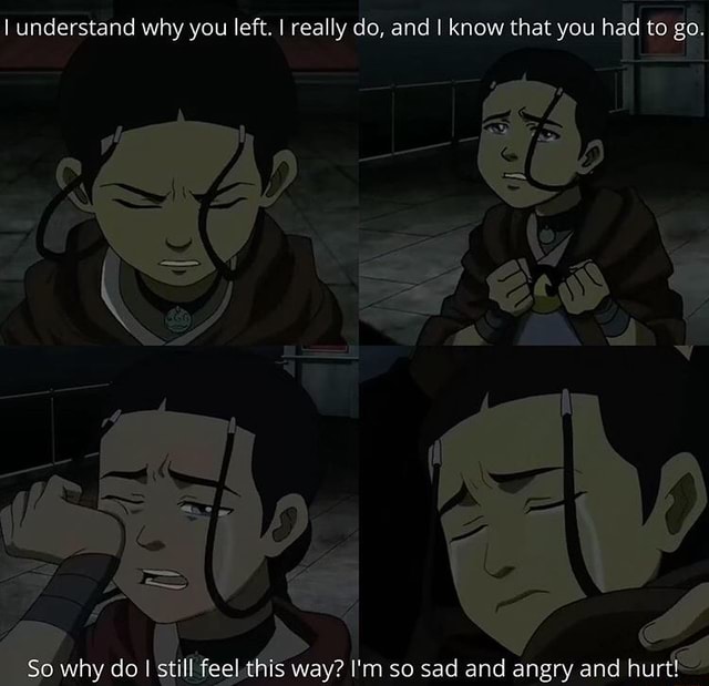 I understand why you left. ] really do, and I know that you h - iFunny