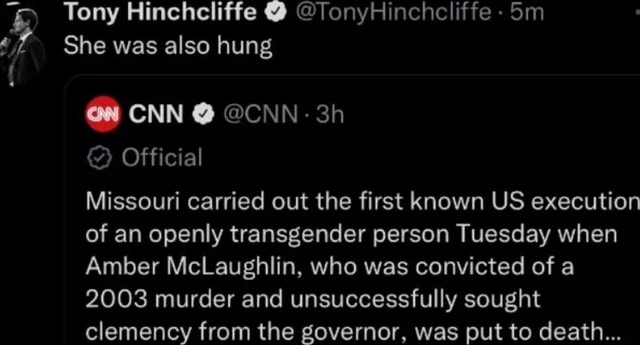 Tony Hinchcliffe @TonyHinchecliffe She Was Also Hung CNN @CNN- Official ...