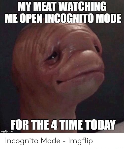 I like my meat. Incognito Mode meme. Мем инкогнито фебмой. Без инкогнито мемы.