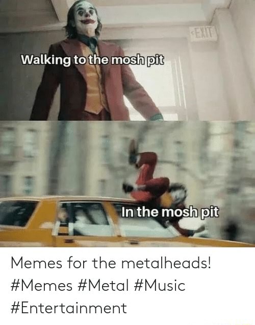 caught in a mosh pit meme
