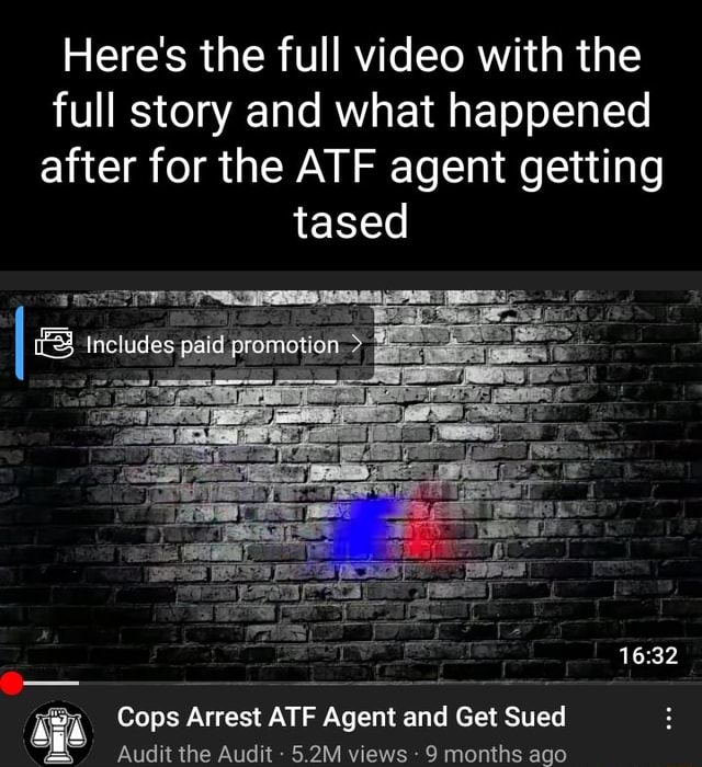 Here's the full video with the full story and what happened after for ...