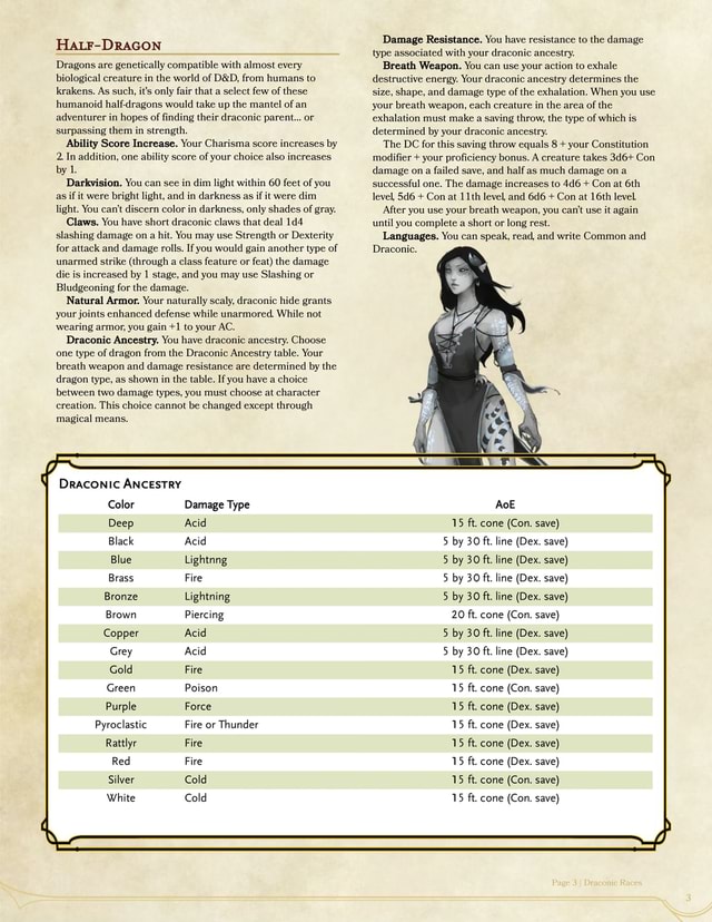 Edited Page 3/7 - HaLr-DRAGON Dragons are genetically compatible with ...