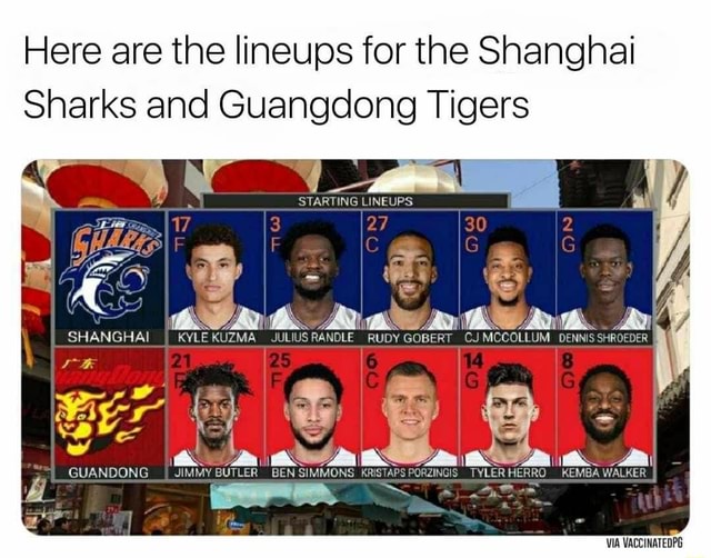 Someone put Ben Simmons on the Shanghai Sharks' roster on Wikipedia