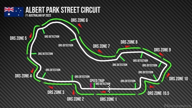 Albert Park Street Circuit Drs Zone Australian Gp 2022 Drs Detection