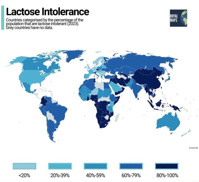 Lactose Intolerance Oval Countries Categorised The Entage Of The Grey 830947b77dbb421584177763c219a98174a4601b81568570a0b3cc39ce7b5457 1