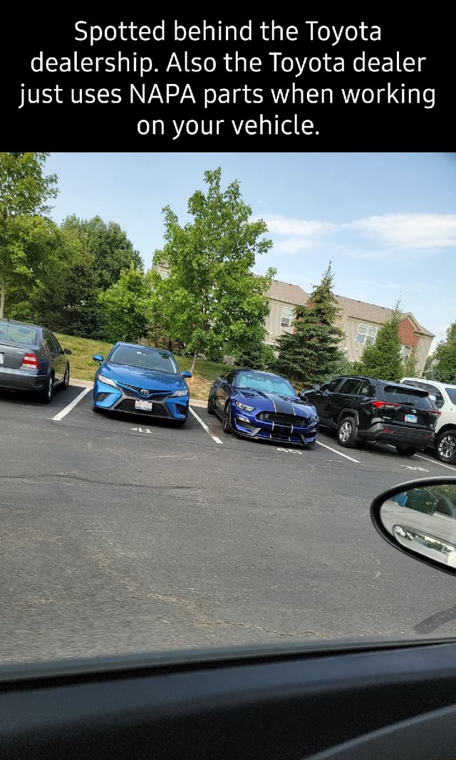 Spotted behind the Toyota dealership. Also the Toyota dealer just uses