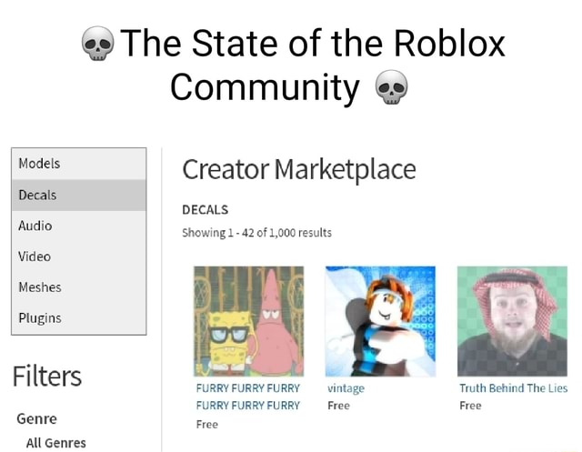 Roblox on X: Looking for models, decals, audio, & plugins? They