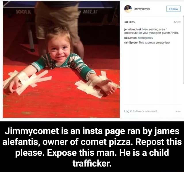 Jimmycomet is an insta page ran by james alefantis, owner of comet ...