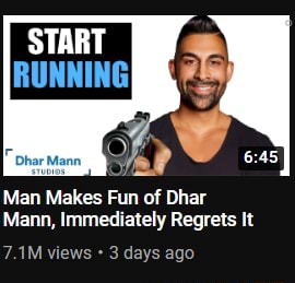 Start Man Makes Fun Of Dhar Mann Immediately Regrets It 7 1m Views 3 Days Ago