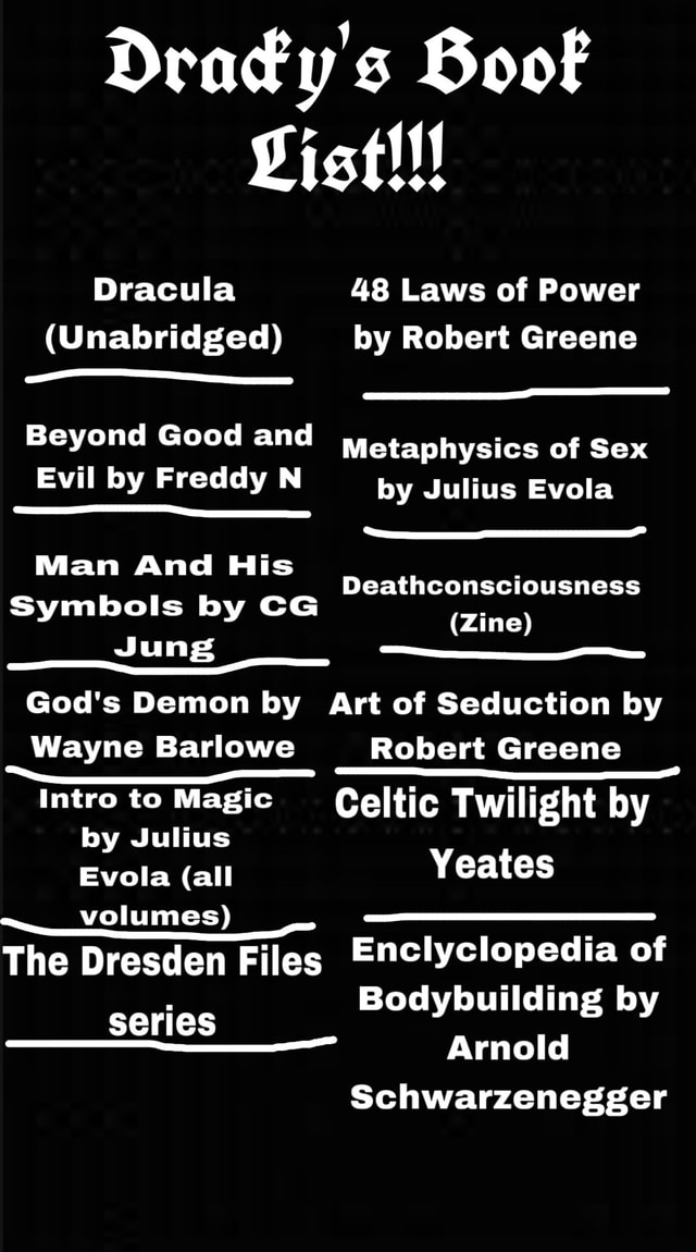Drady's Boot List!!! Dracula 48 Laws of Power (Unabridged) by Robert ...