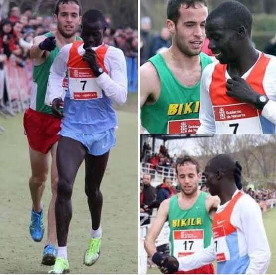 Kenyan Runner Abel Mutai was only a few meters from the finish line