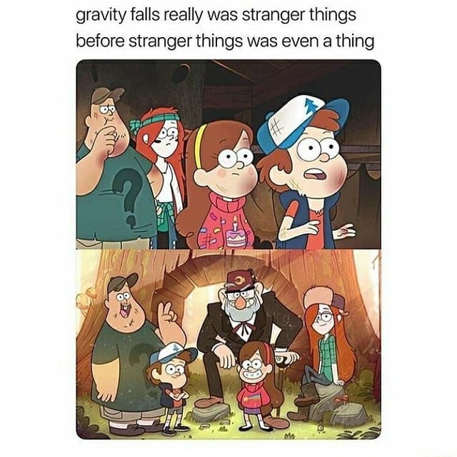 stranger things x gravity falls