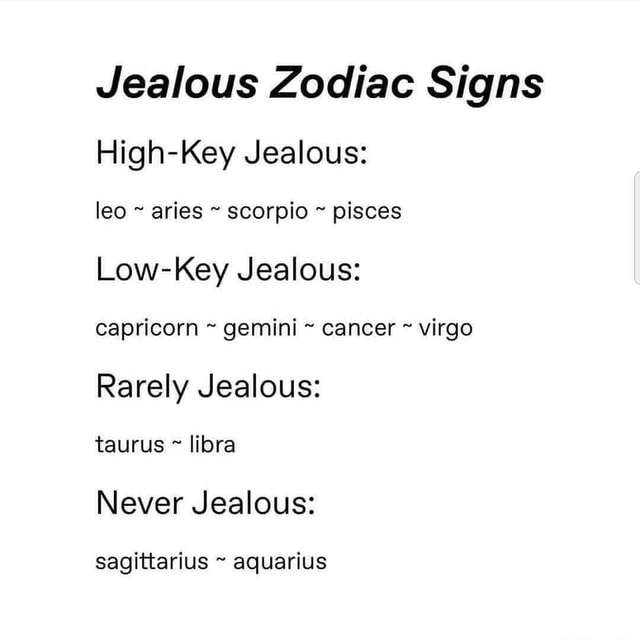 Why are capricorns so jealous
