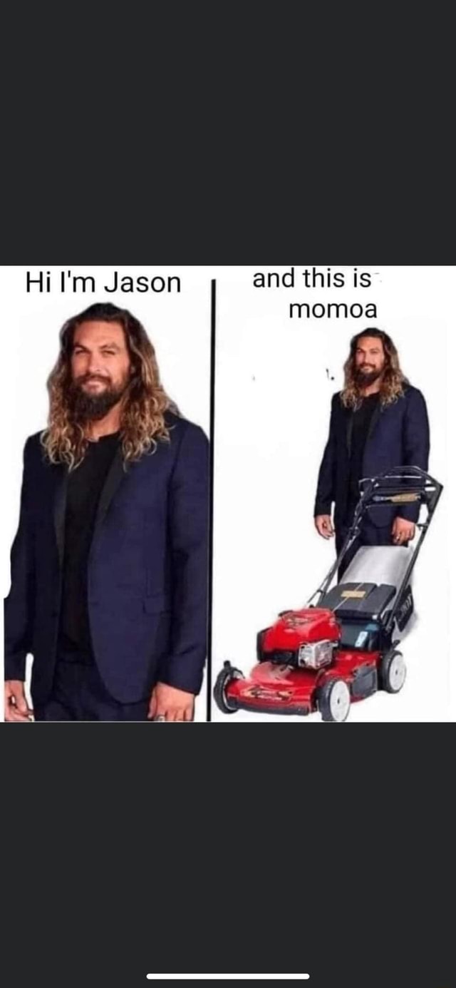 Hi Jason Hi I'm Jason and this is momoa - iFunny
