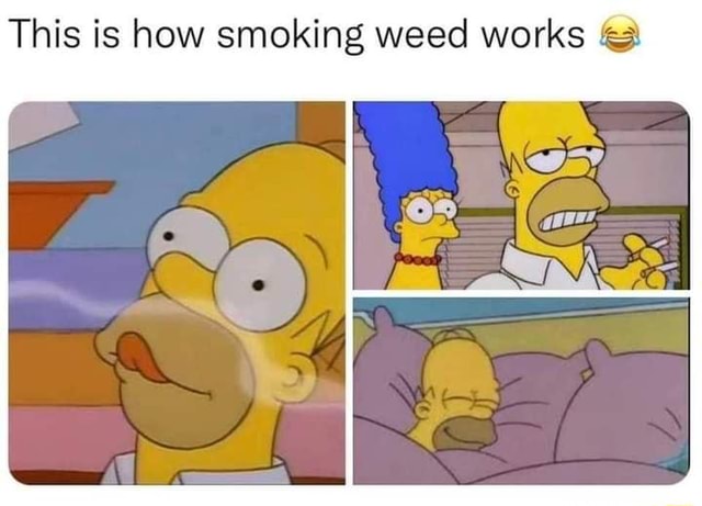 This is how smoking weed works - iFunny