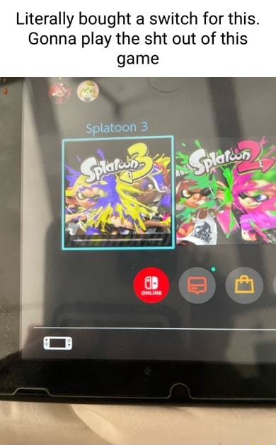 Literally bought a switch for this Gonna play the sht out of this game ...