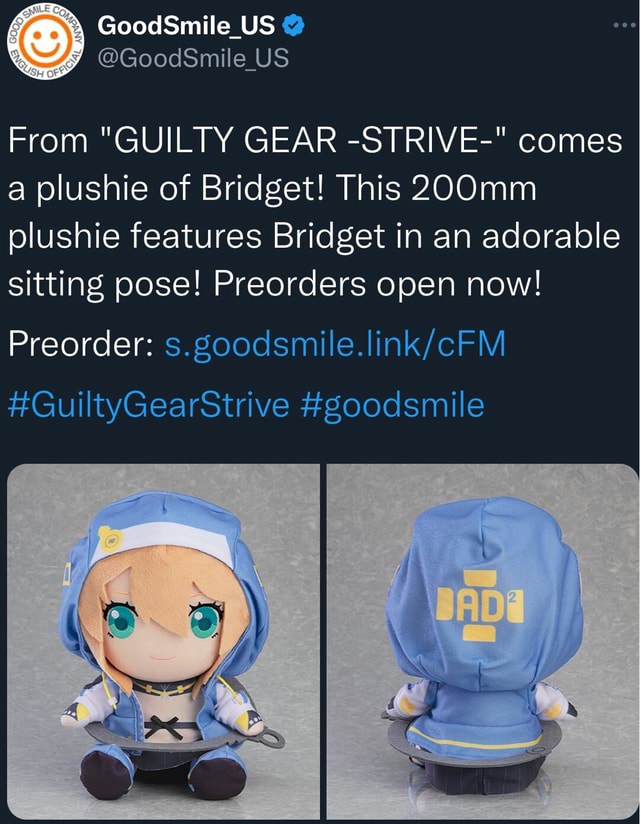 I Am OBSESSED With This Guilty Gear Bridget Plush and Buying It