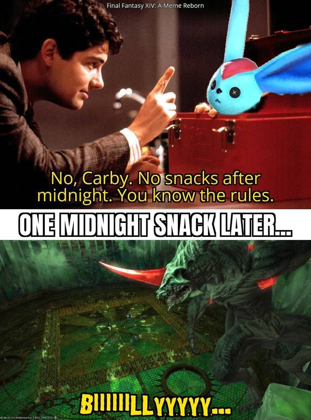 Never give a Carbuncle food after midnight - Final Fantasy XIV: Meme ...