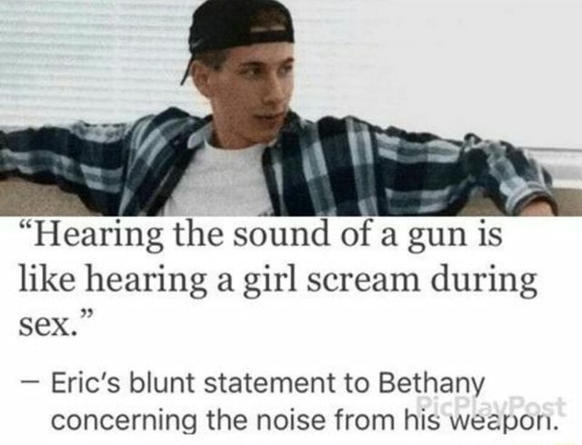 hearing the sound of a gunshot hearing the sound of a gunshot