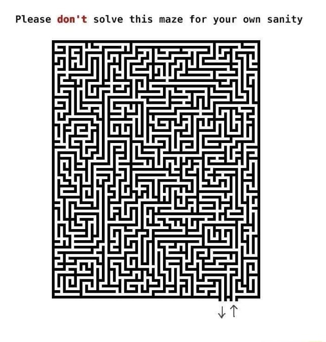 First One To Solve This Maze (draw A Line From Start To End) Wins A 