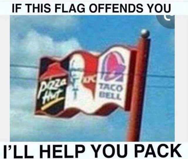 "If My Flag Offends You I'll Help You Pack" - 5-inch Vinyl Decal/Sticker - USA Made