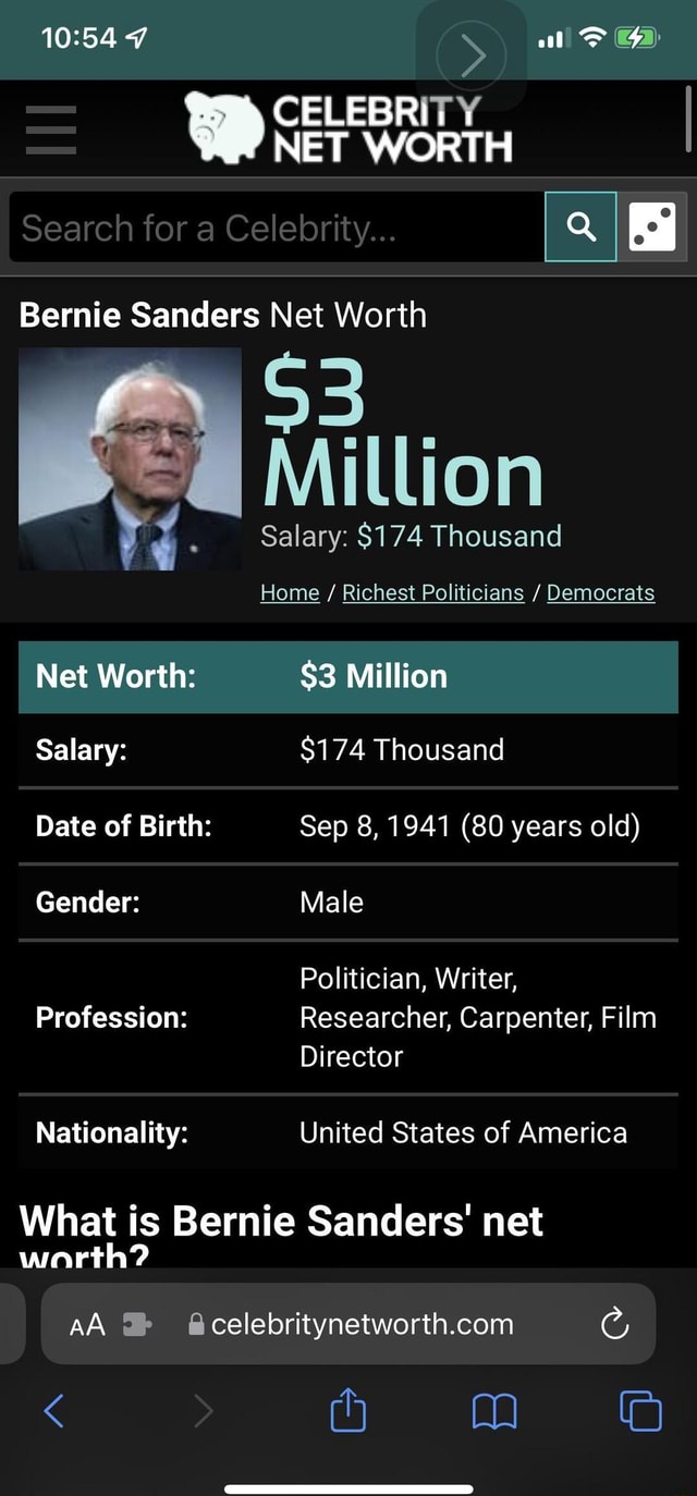 Bernie Sanders Net Worth: Exploring His Wealth Tax Proposals