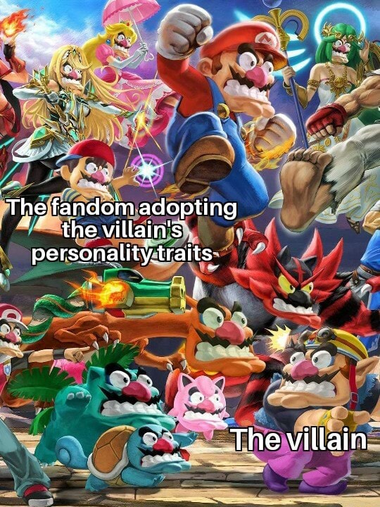 The fandom adopting the villains personality, traits cr _ The villain ...