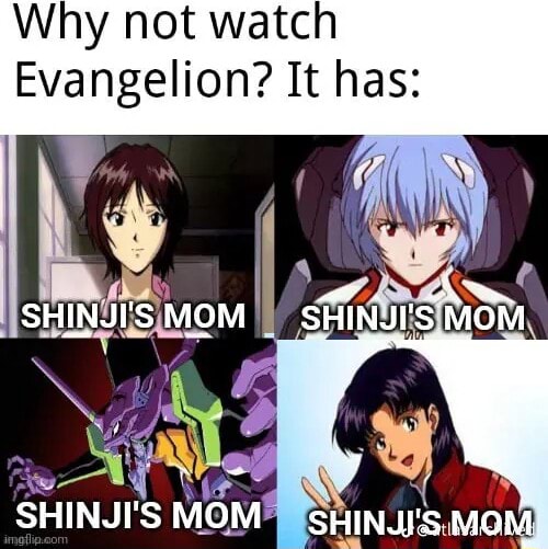 Why not watch It has: SHINJI'S MOM SHINJI'S SHINJIS MOM MOM - iFunny